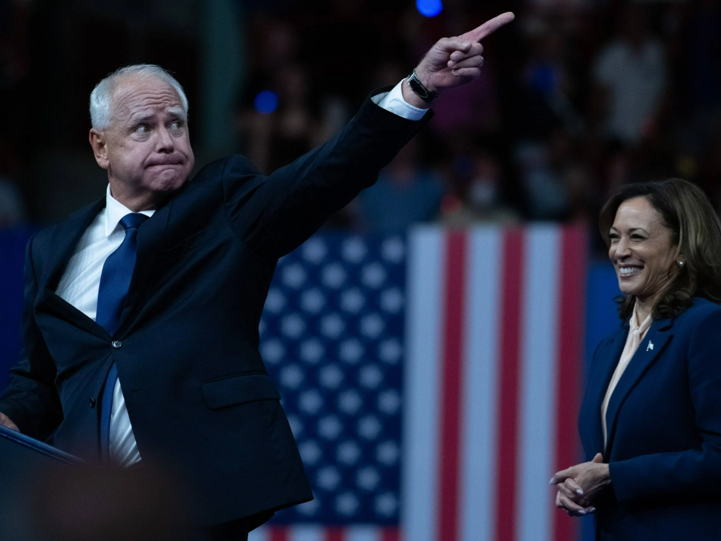 Kamala Harris i Tim Walz