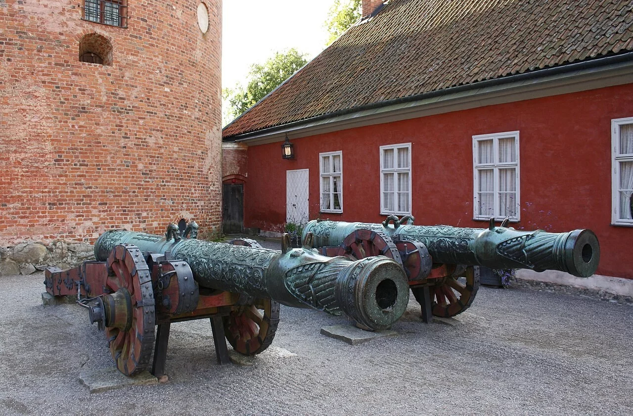 Armaty rosyjskie z końca XVI wieku na zamku Gripsholm