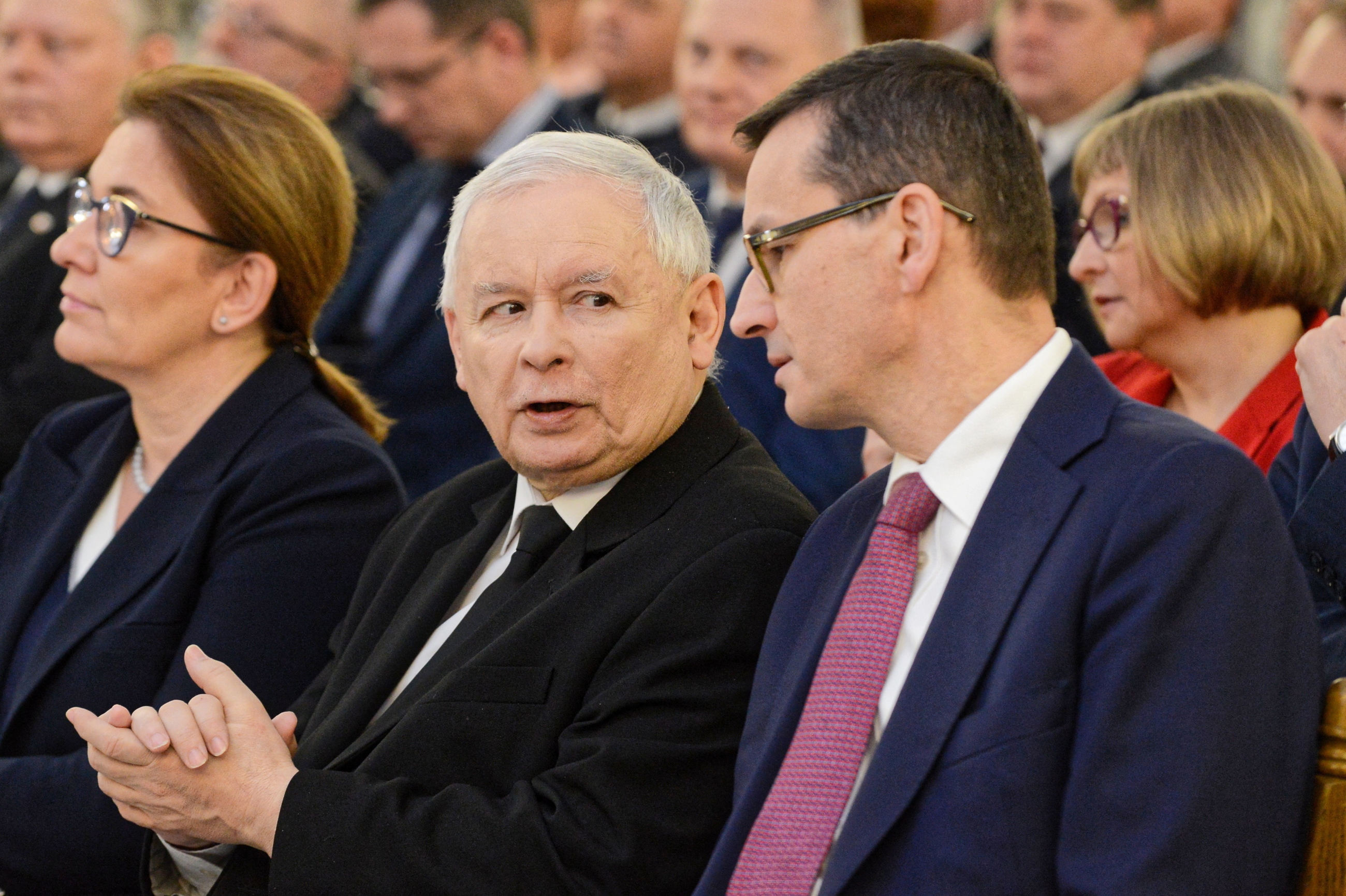 Jarosław Kaczyński i Mateusz Morawiecki