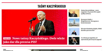 "Taśmy Kaczyńskiego" w serwisie "Gazety Wyborczej"