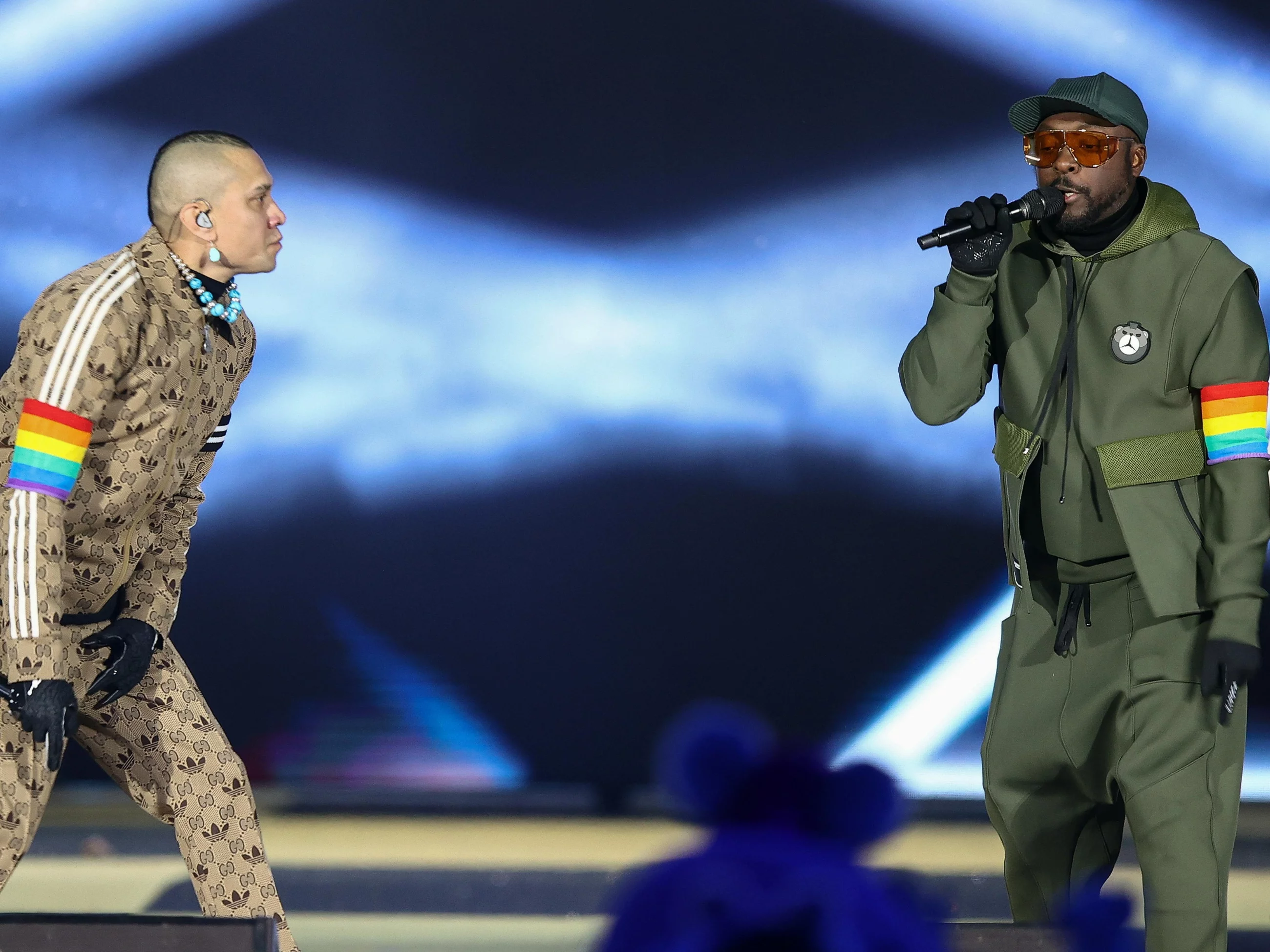 Występ zespołu Black Eyed Peas podczas koncertu pt. "Sylwester Marzeń z Dwójką.