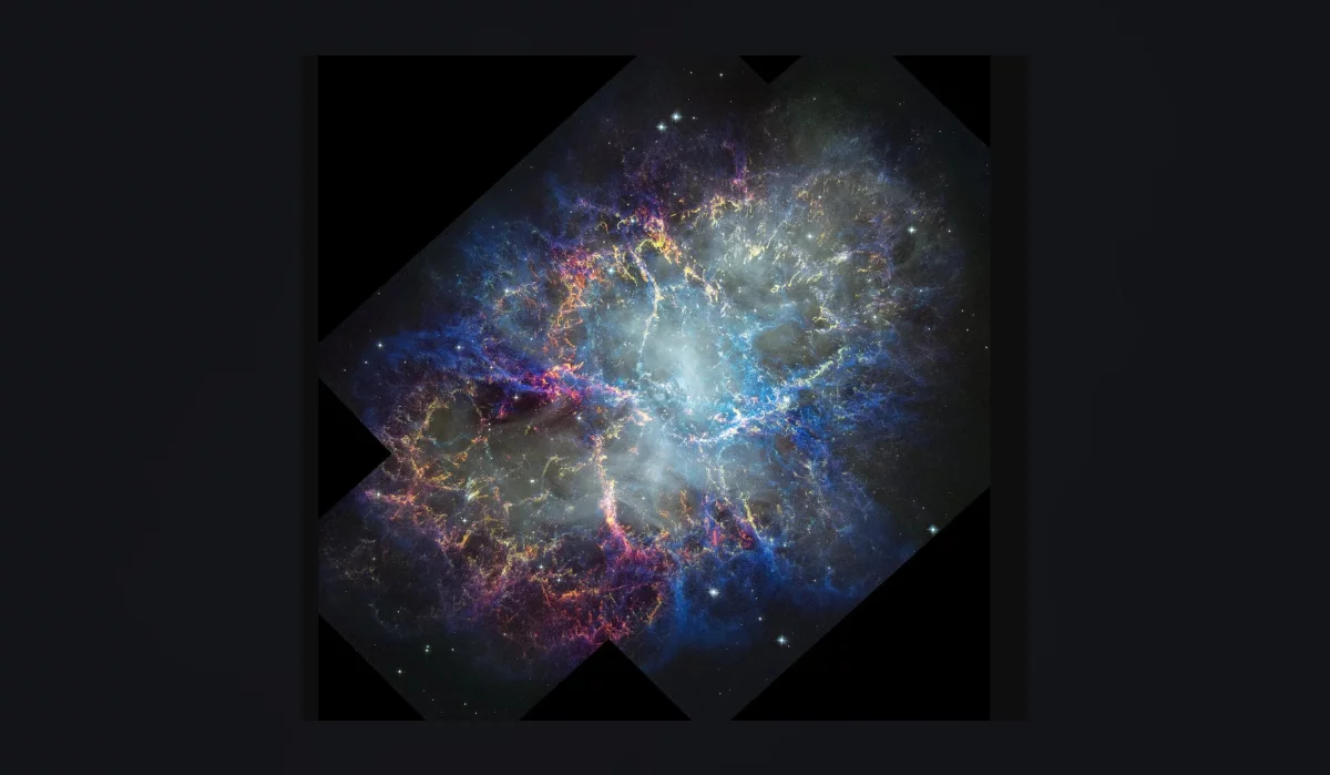 Najnowszy obraz Mgławicy Kraba wykonany przez Kosmiczny Teleskop Hubble'a