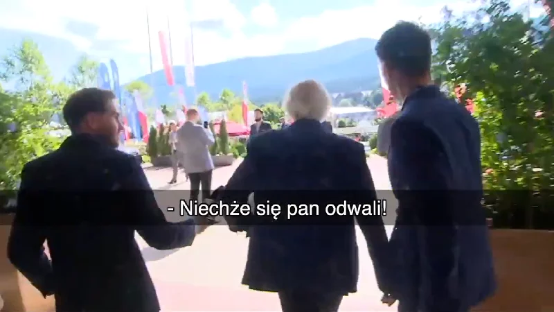 Terlecki do dziennikarza TVN24: Niechże się pan odwali