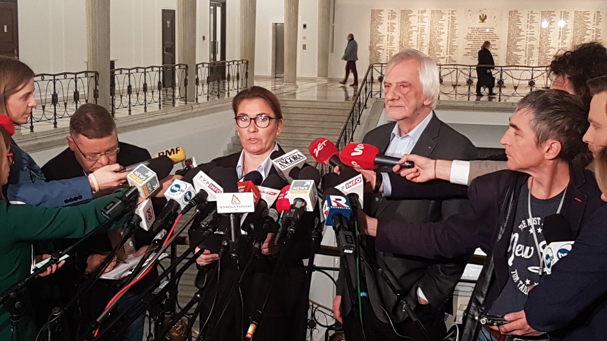 Beata Mazurek i Ryszard Terlecki