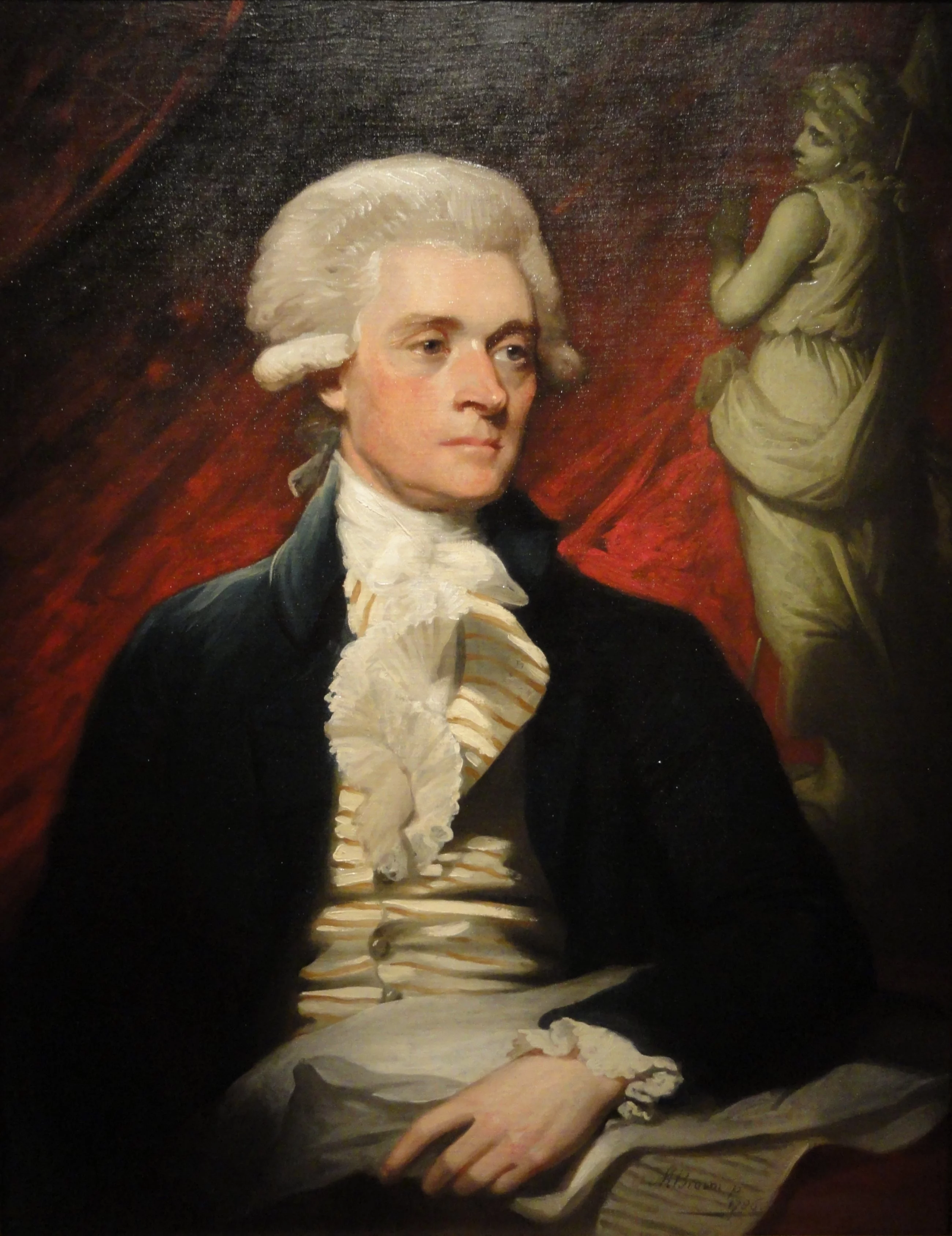 Thomas Jefferson, mal. Mather Brown