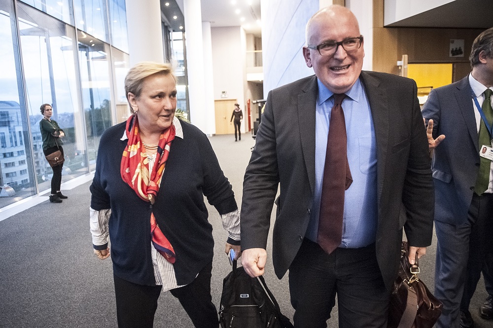 Róża Thun i Frans Timmermans