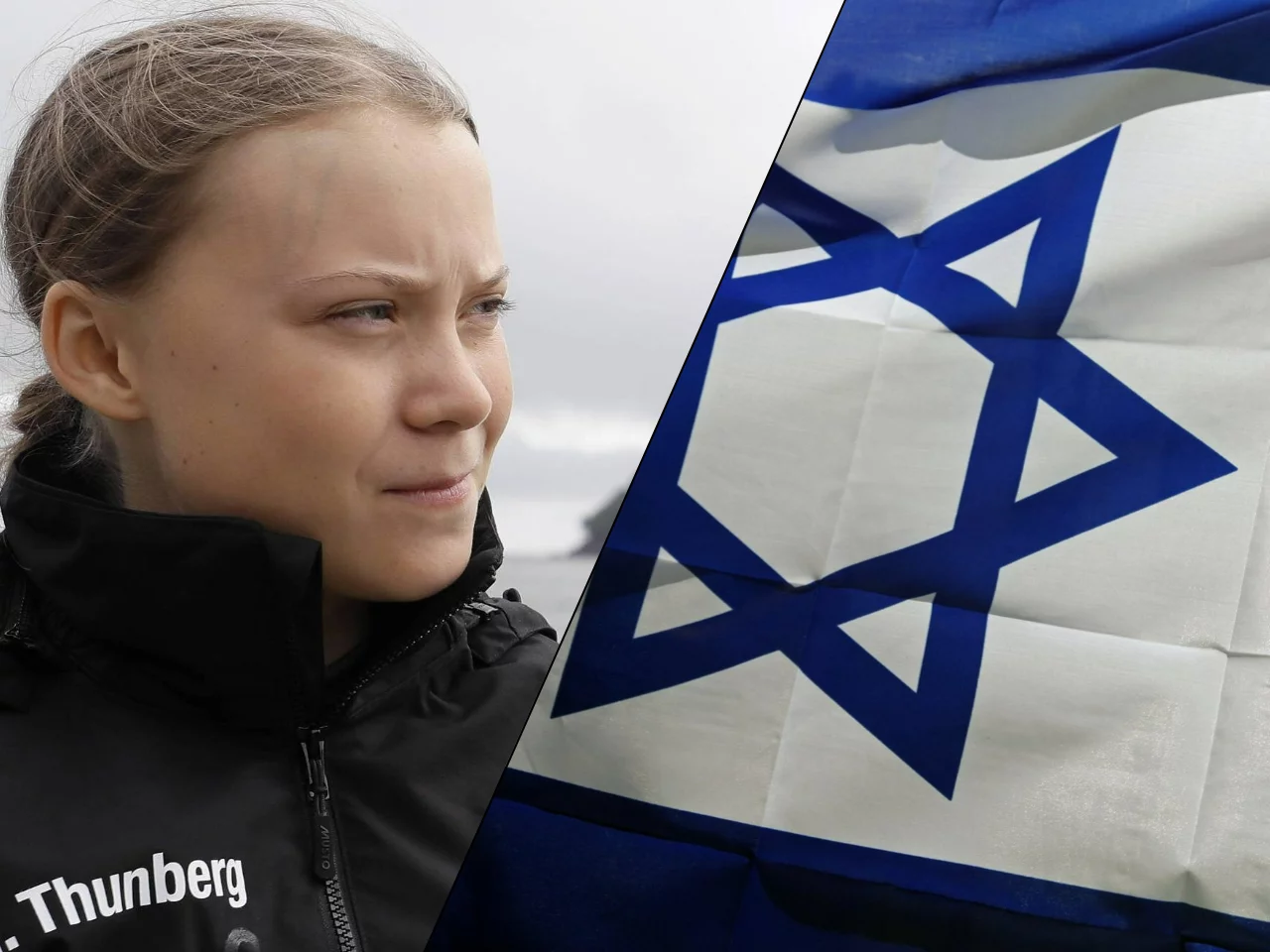 Greta Thunberg / Flaga Izraela