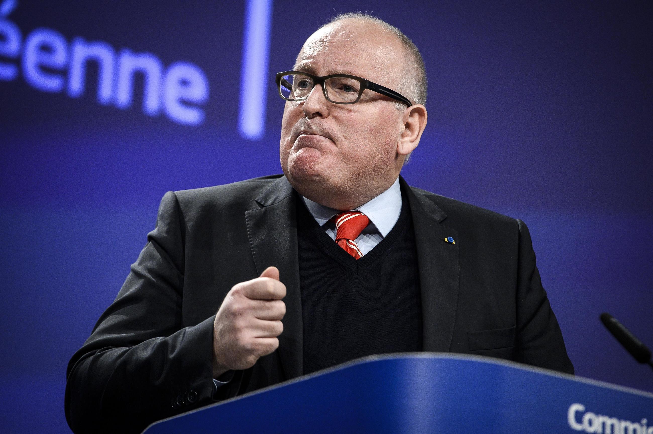 Frans Timmermans, wiceszef Komisji Europejskiej