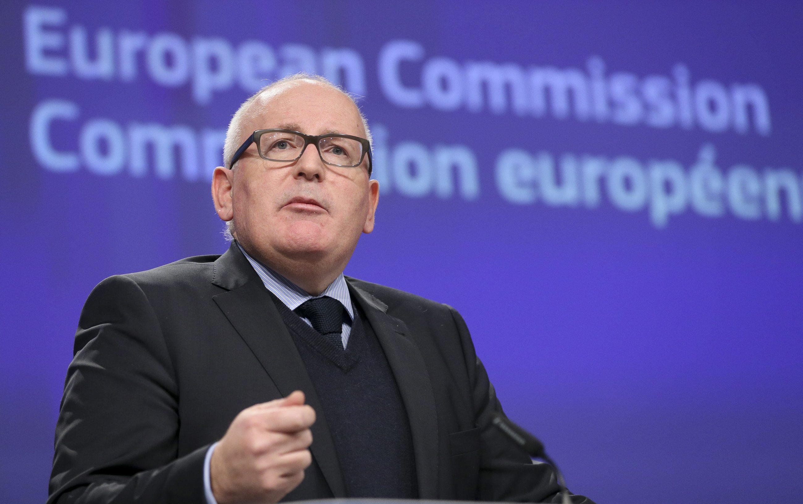 Frans Timmermans, wiceprzewodniczący Komisji Europejskiej