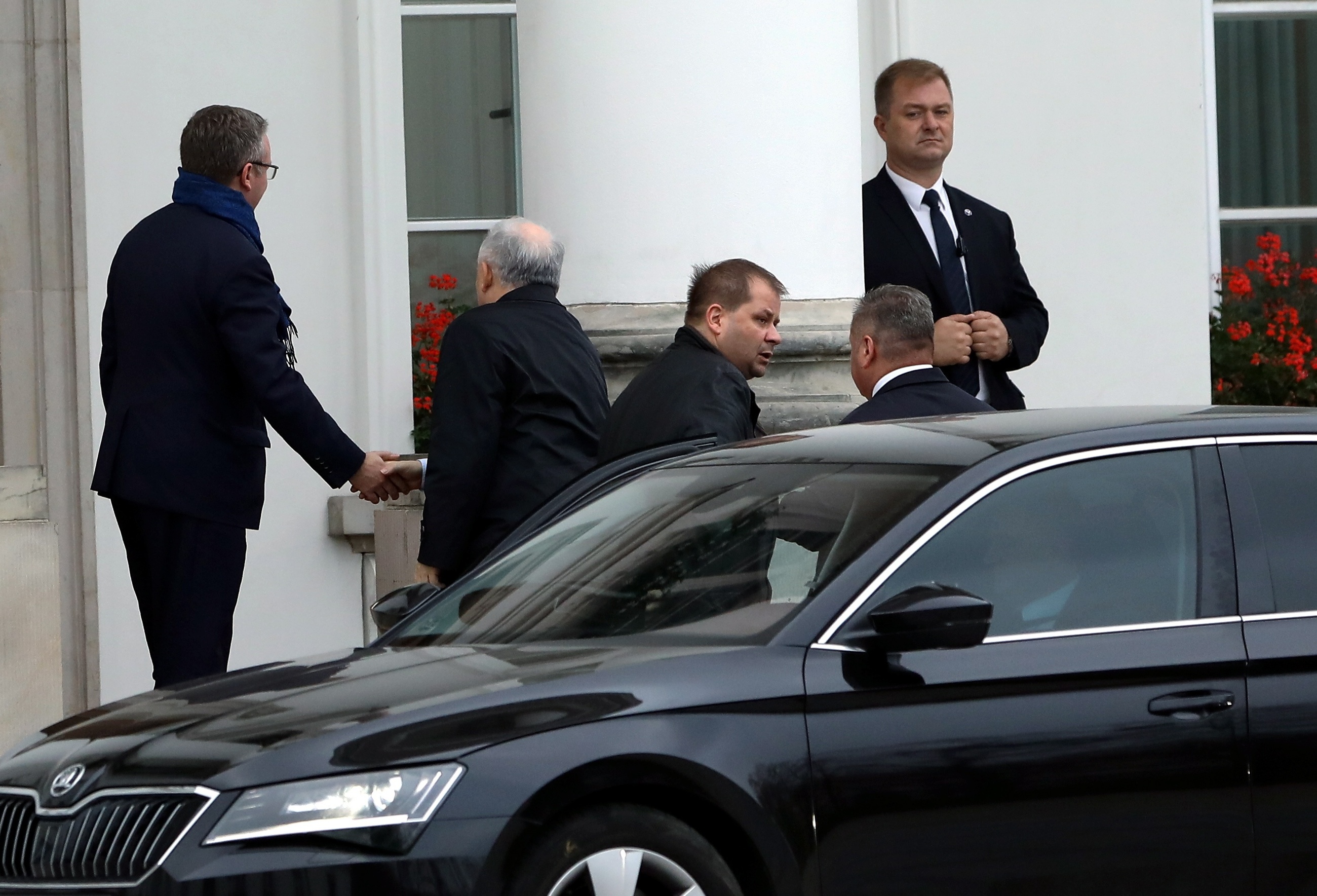 Jarosław Kaczyński przybył do Belwederu