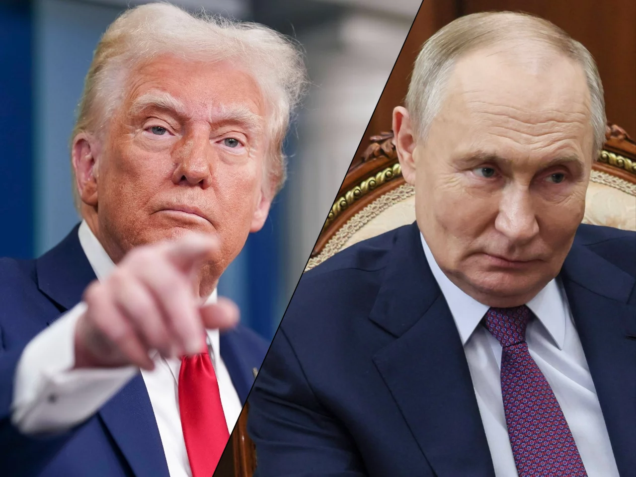 Donald Trump i Władimir Putin