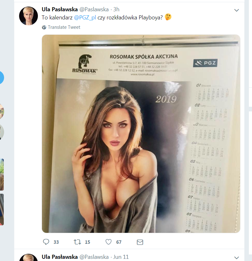 zdjęcie z kalendarza PGZ
