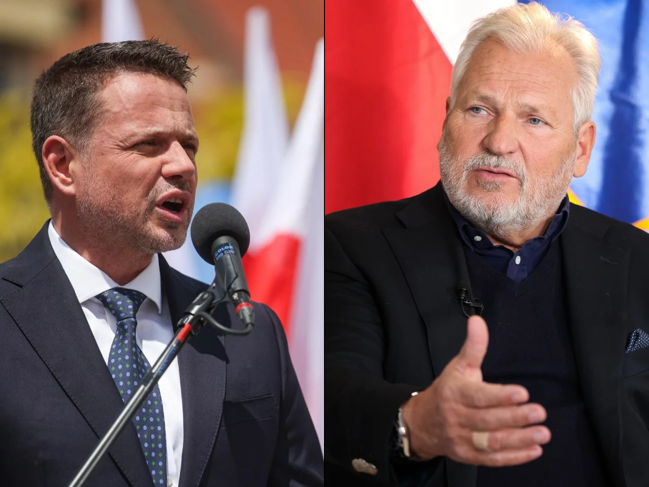 Rafał Trzaskowski i Aleksander Kwaśniewski