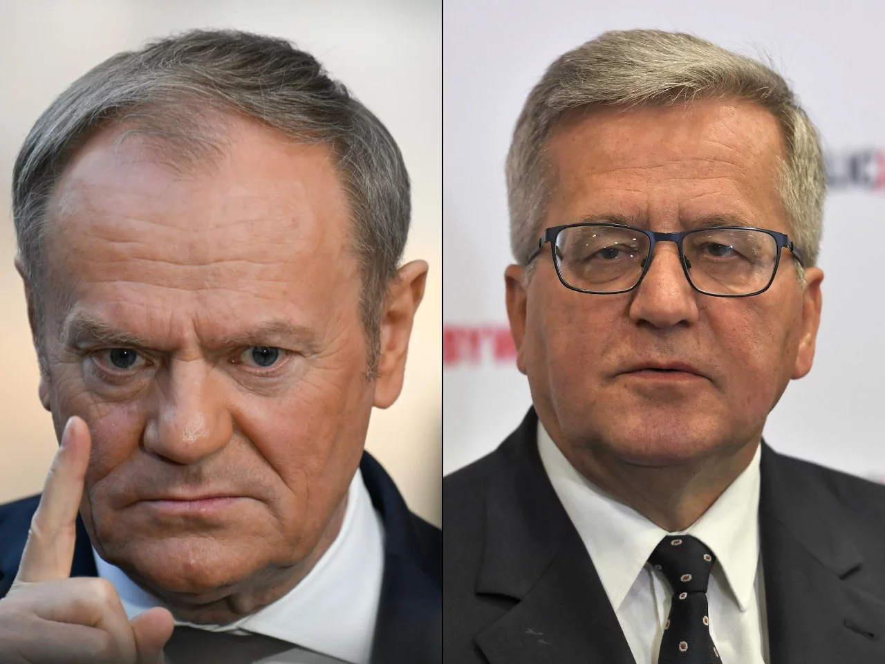 Donald Tusk i Bronisław Komorowski