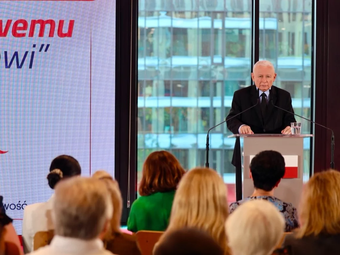Prezes PiS Jarosław Kaczyński