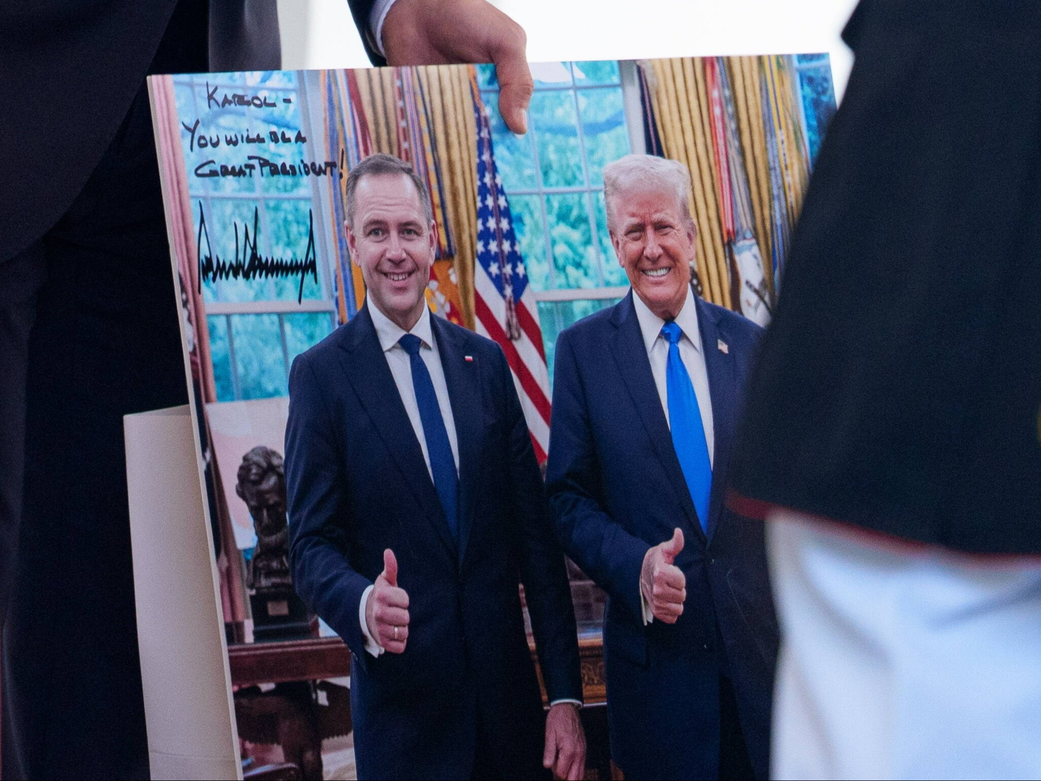 It was he who persuaded him to support Nawrocki. Trump revealed the name