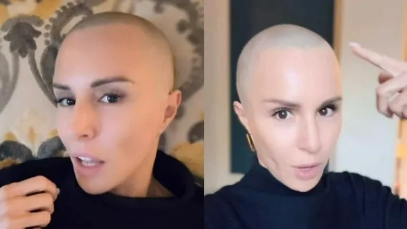 Blanka Lipińska ogoliła głowę w ramach akcji Łatwoganga