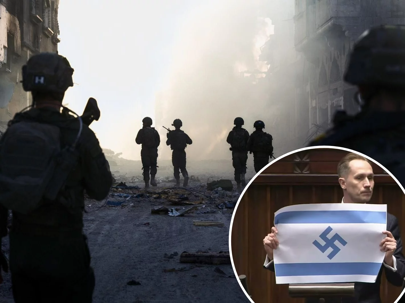 Burza po wystąpieniu Konrada Berkowicza na temat zbrodni Izraela