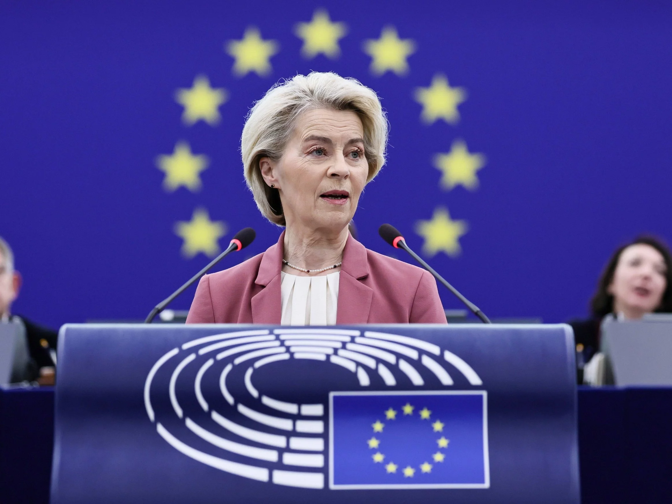 Przewodnicząca Komisji Europejskiej, niemiecka polityk Ursula von der Leyen