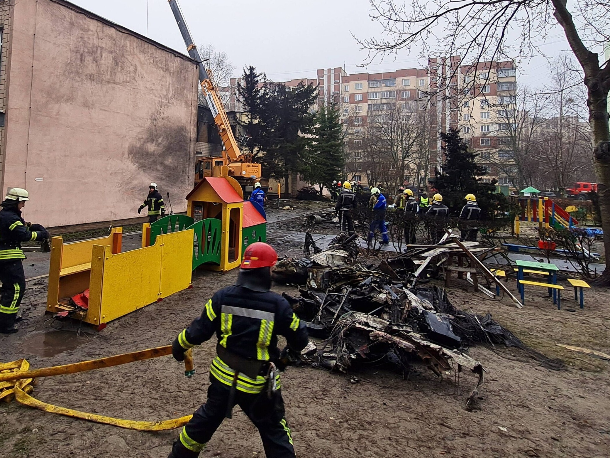 W wypadku w Browarach pod Kijowem zginął m.in. szef MSW Ukrainy Denys Monastyrski