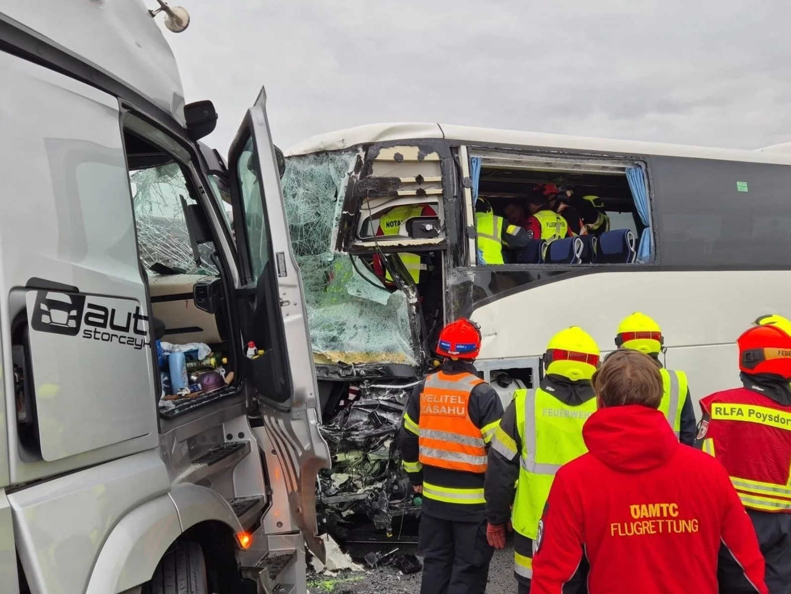 Wypadek polskiego autokaru w Austrii
