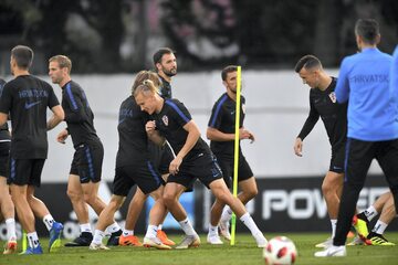 Trening reprezentacji Chorwacji