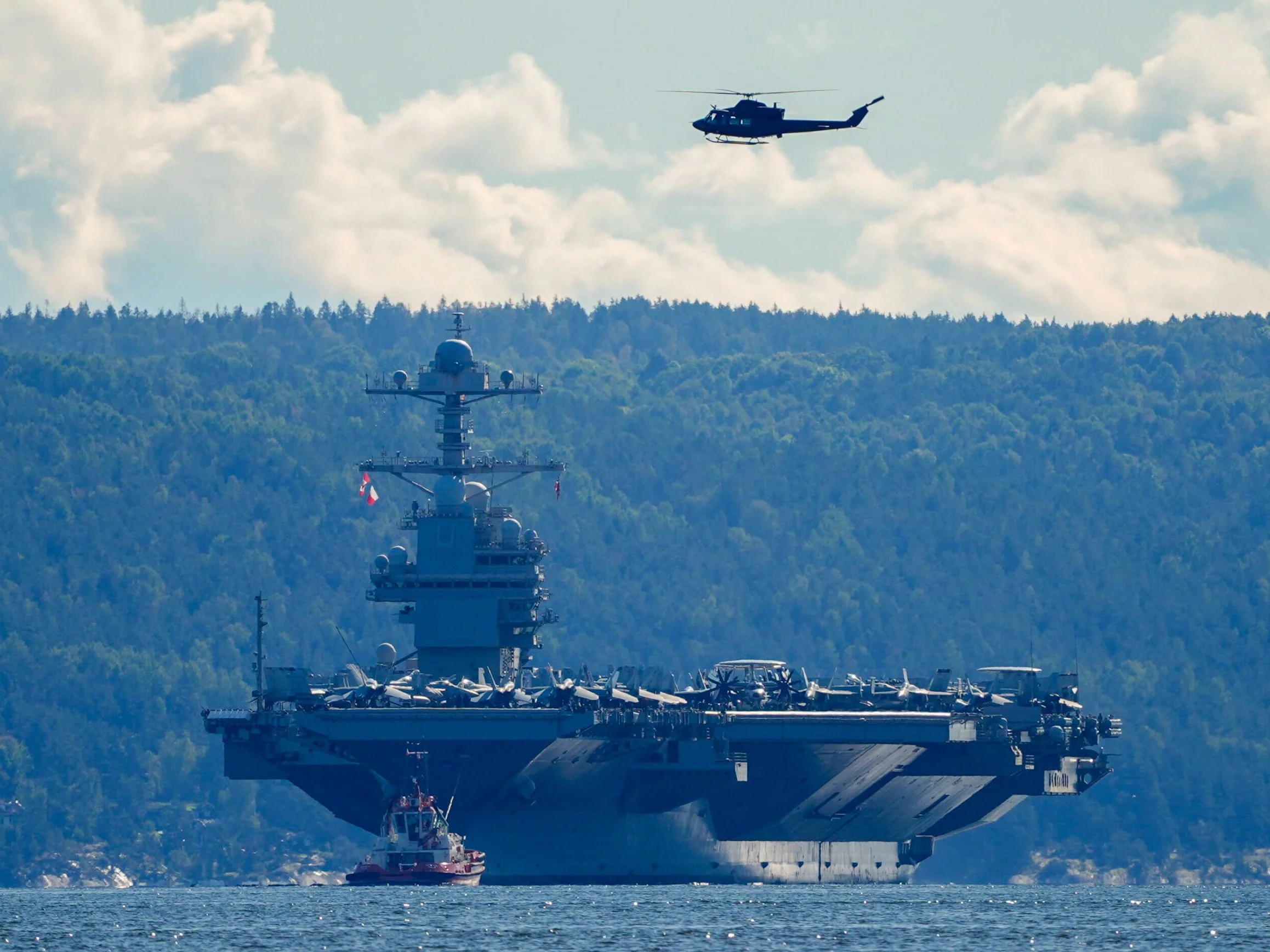 Amerykański lotniskowiec USS Gerald R. Ford