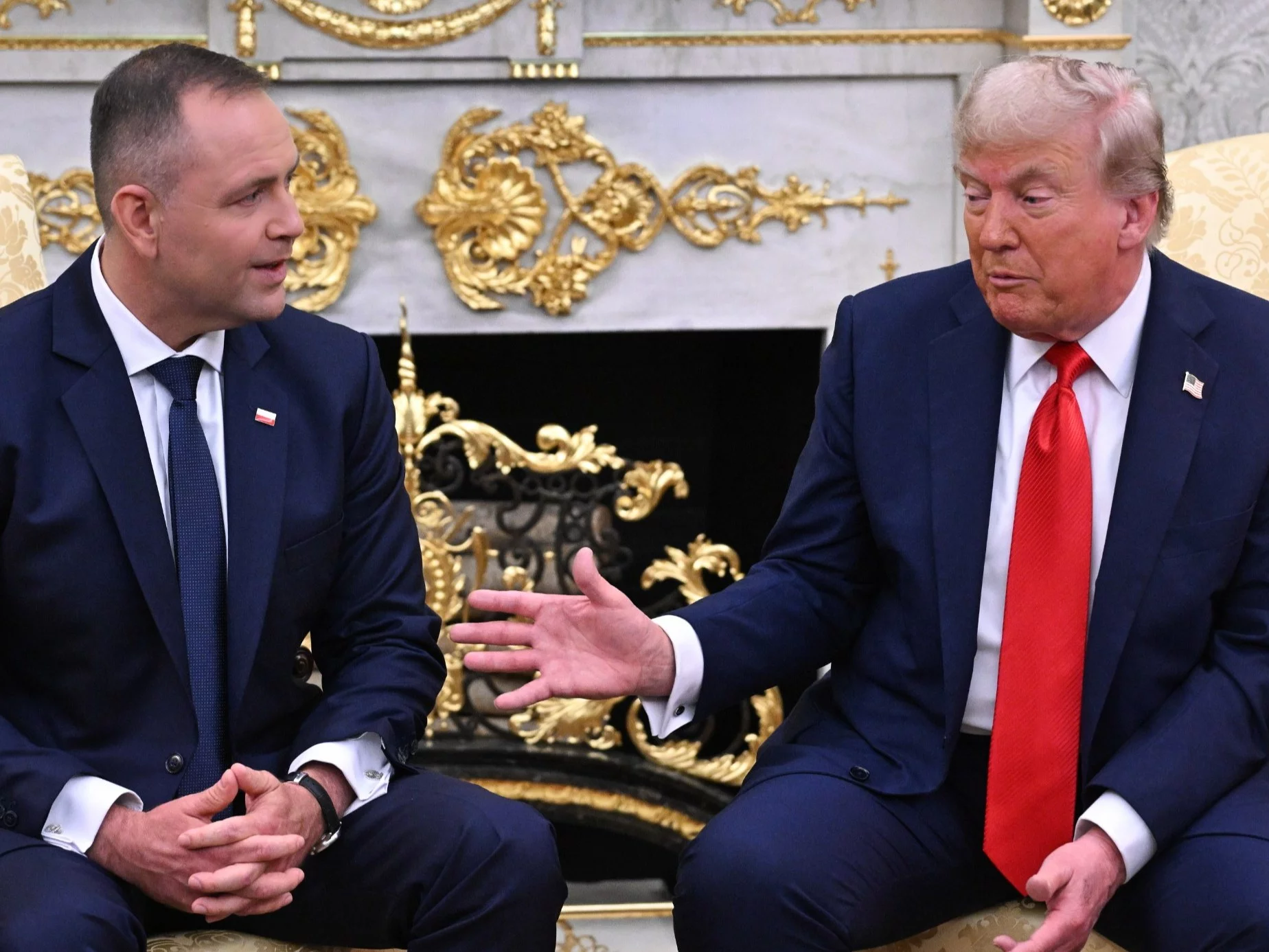 Karol Nawrocki i Donald Trump