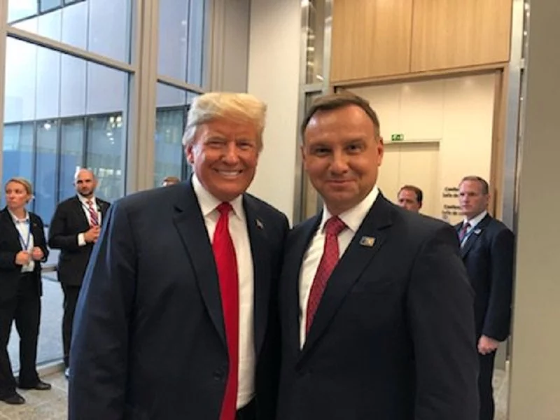 Donald Trump i Andrzej Duda