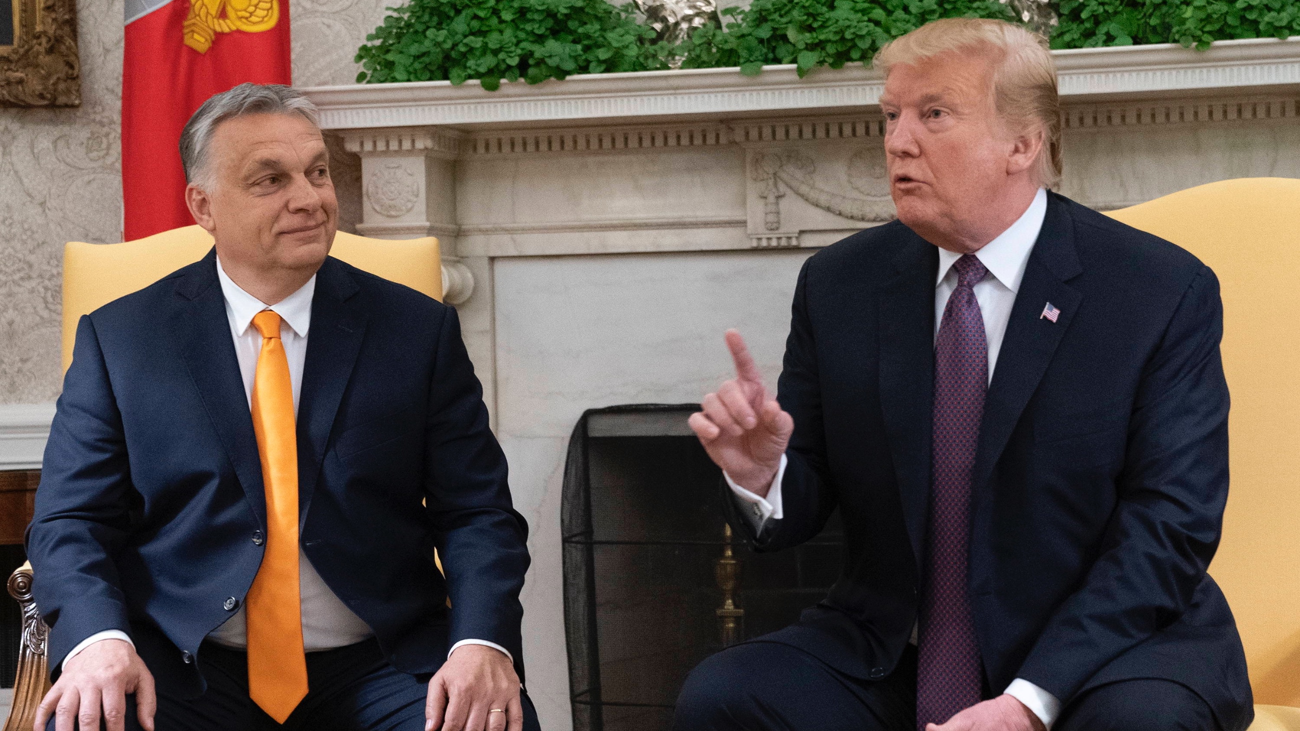 Viktorowi Orbánowi i Donald Trump