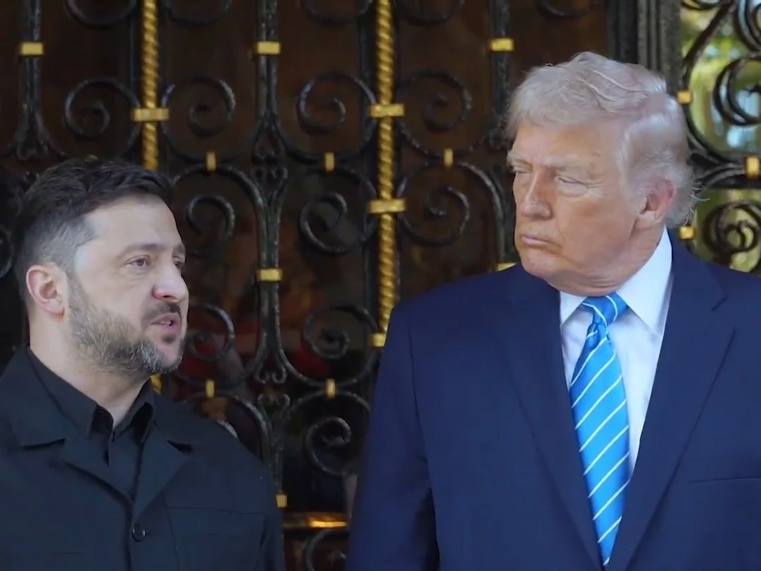 Wołodymyr Zełenski i Donald Trump