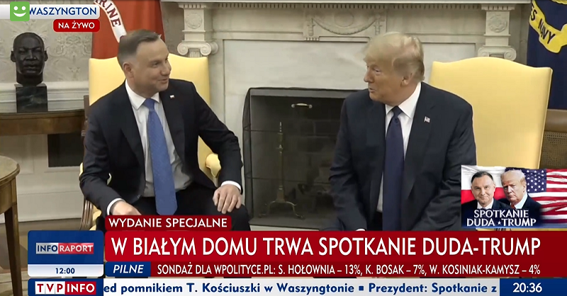 Spotkanie Andrzeja Dudy z Donaldem Trumpem