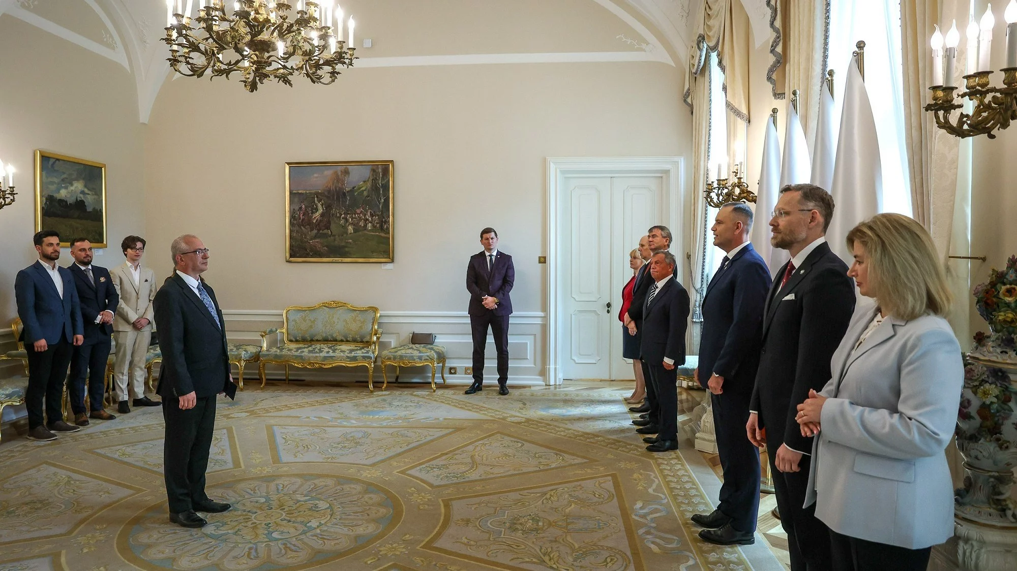 Ślubowanie sędziego Trybunału Konstytucyjnego Sławomira Patyry