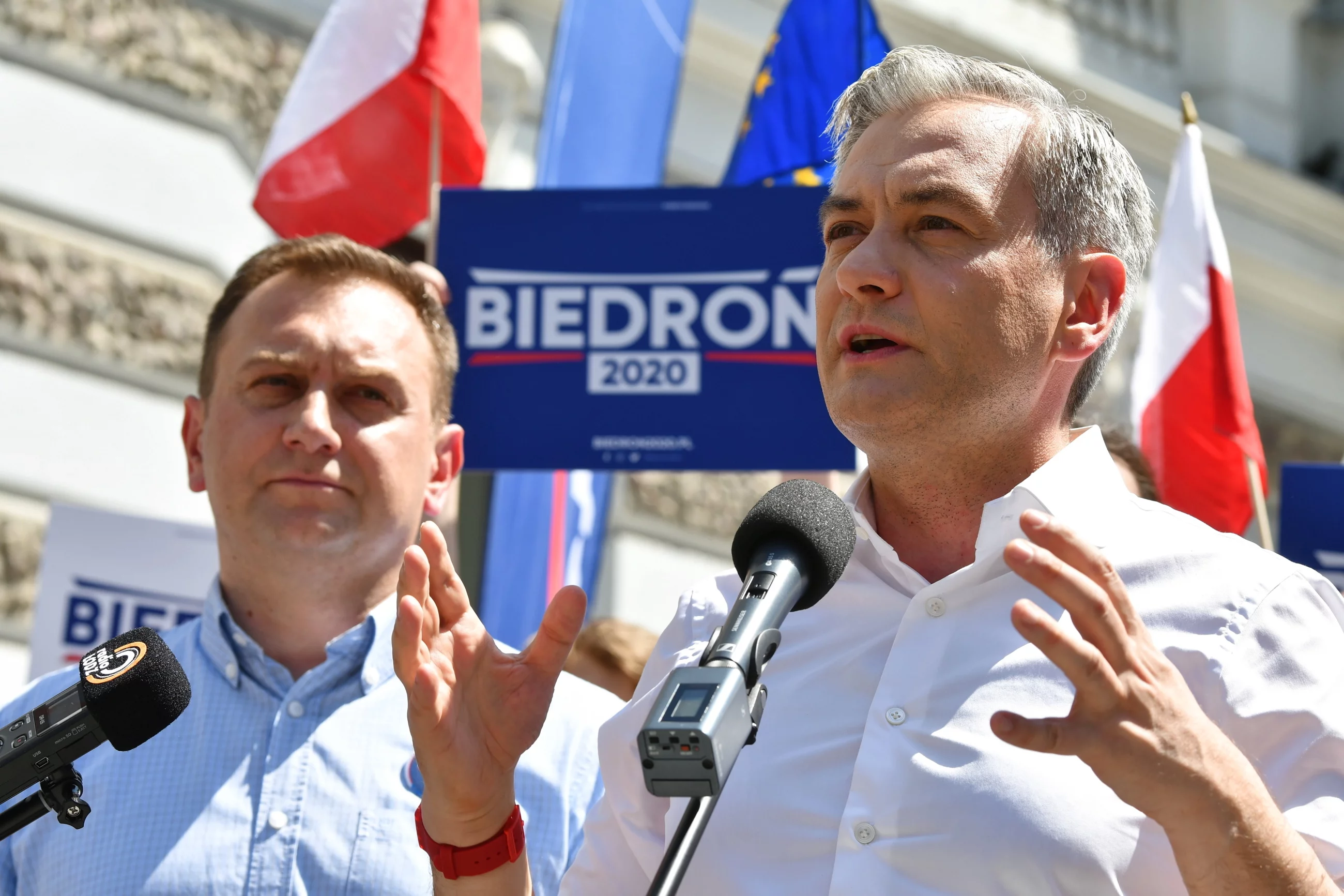 Tomasz Trela i Robert Biedroń