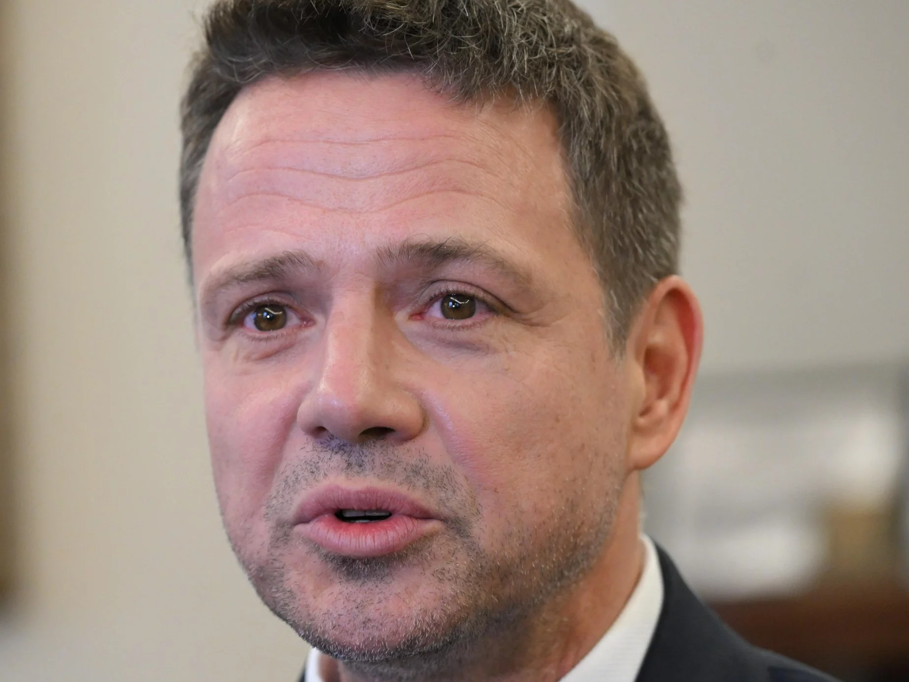 Kandydat KO na prezydenta RP, prezydent Warszawy Rafał Trzaskowski