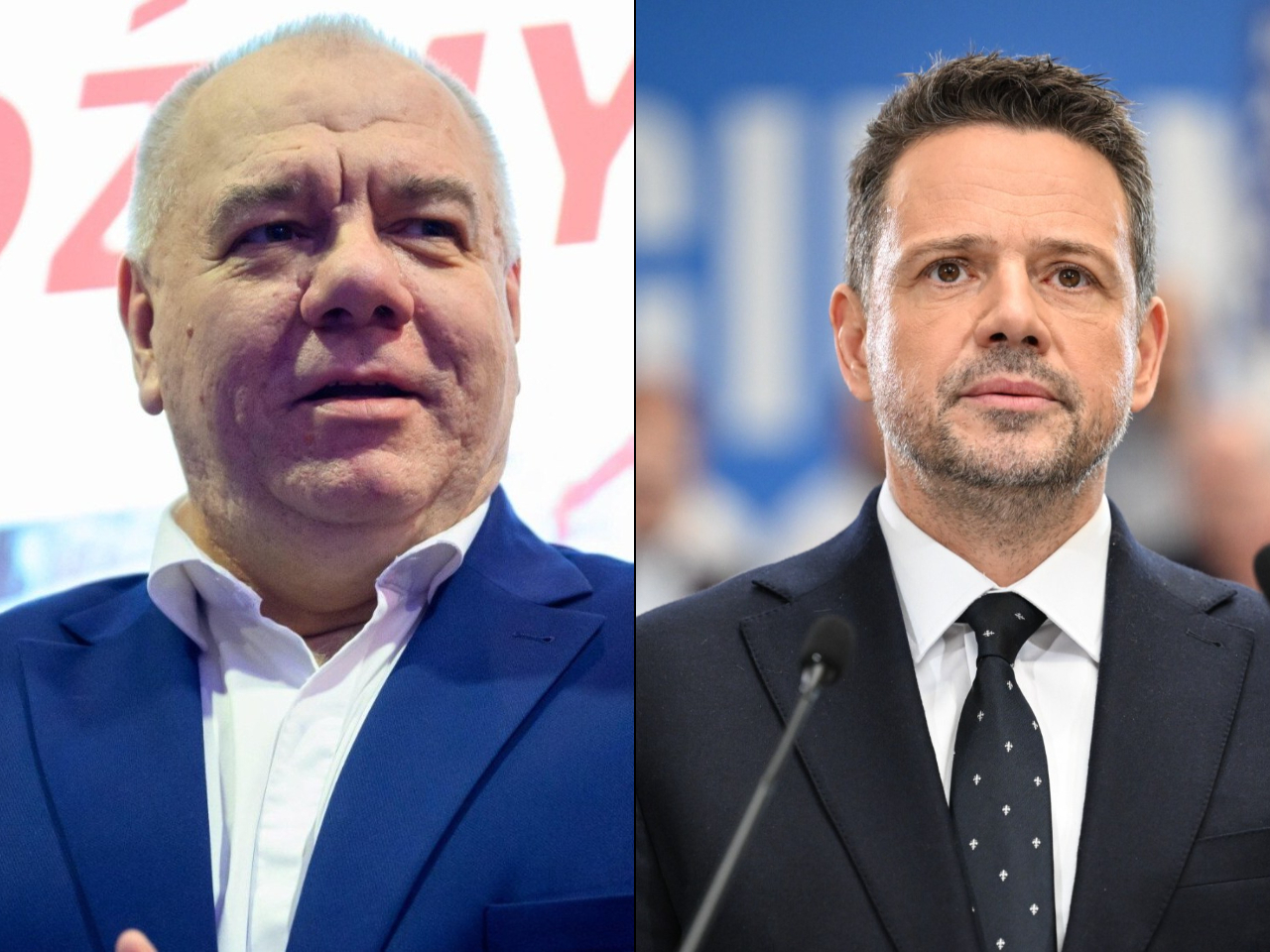 Trzaskowski and the services. Sasin asks a question
