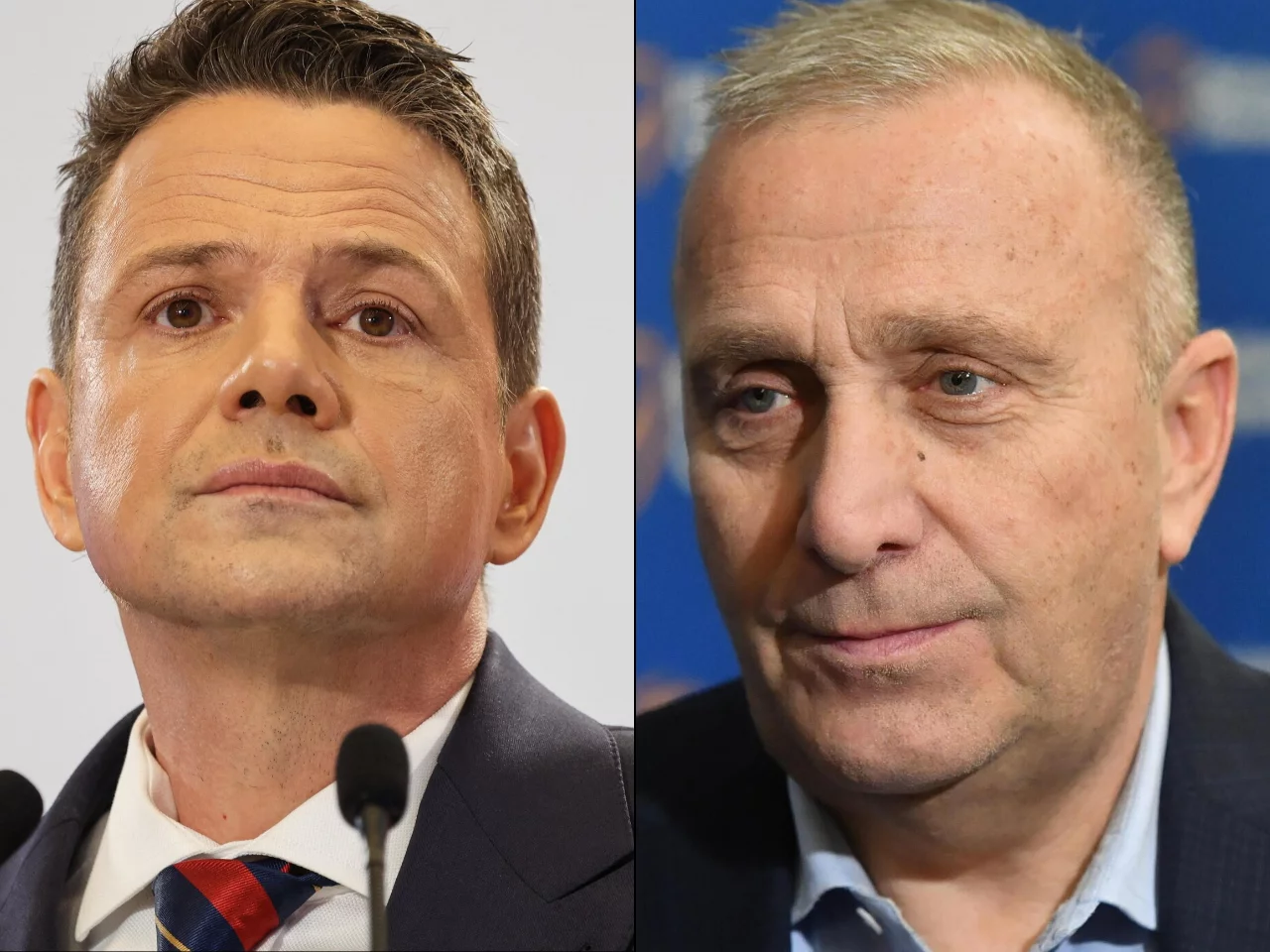 Rafał Trzaskowski i Grzegorz Schetyna