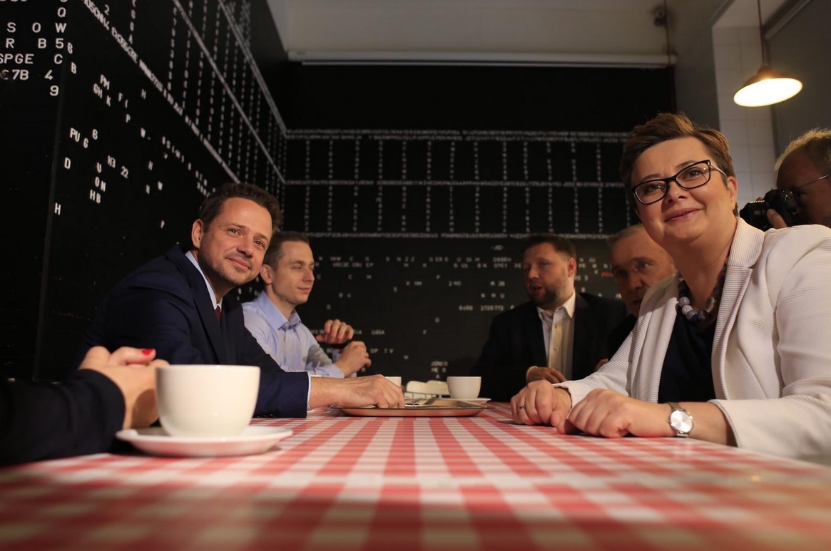 Rafał Trzaskowski w Barze Prasowym