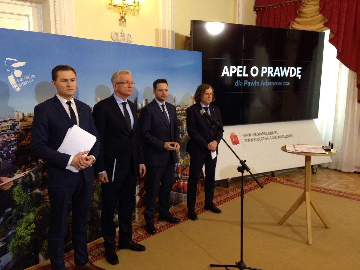 Apel o prawdę dla Pawła Adamowicza