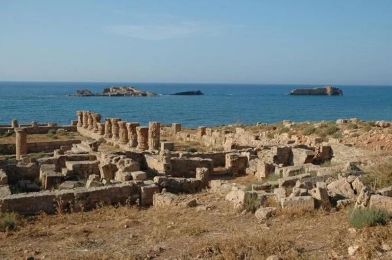 Apollonia, Libia (miasto rzymskie zniszczone w wyniku trzęsienia ziemi z 365 r.)