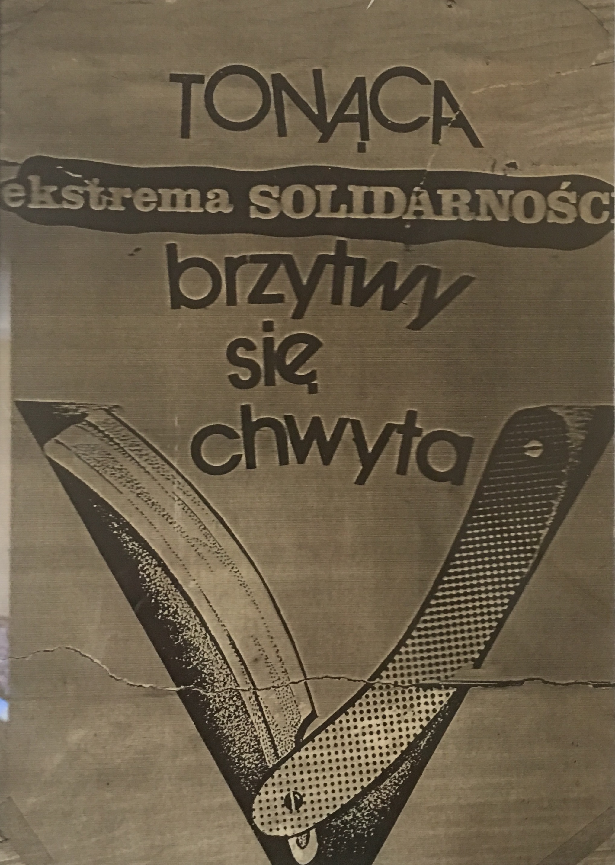 Plakat podziemnej Solidarności