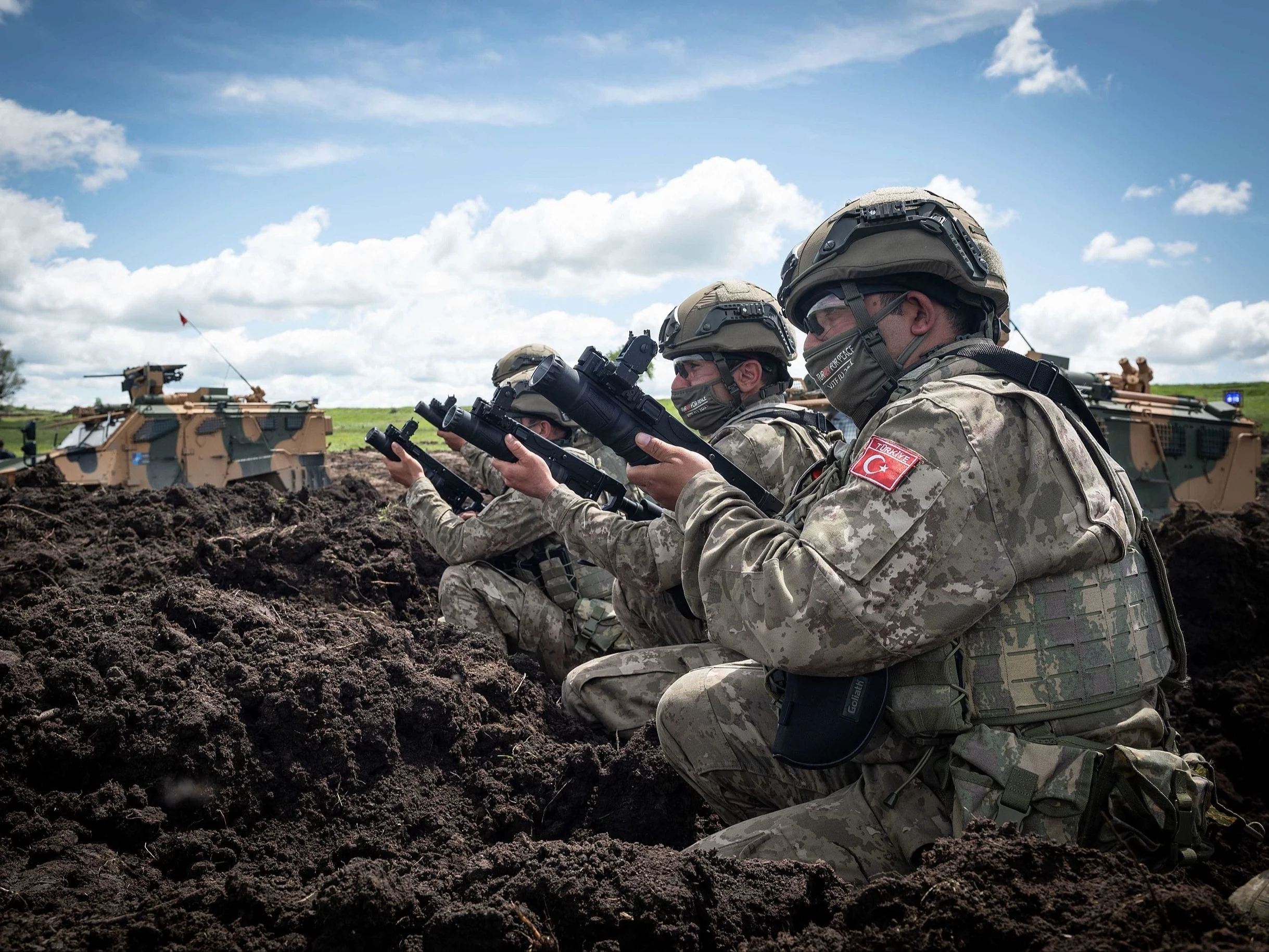 Tureccy żołnierze podczas ćwiczeń NATO