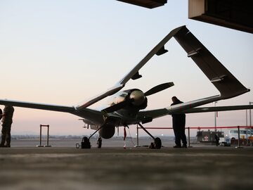 Turecki dron bojowy Bayraktar, zdjęcie ilustracyjne