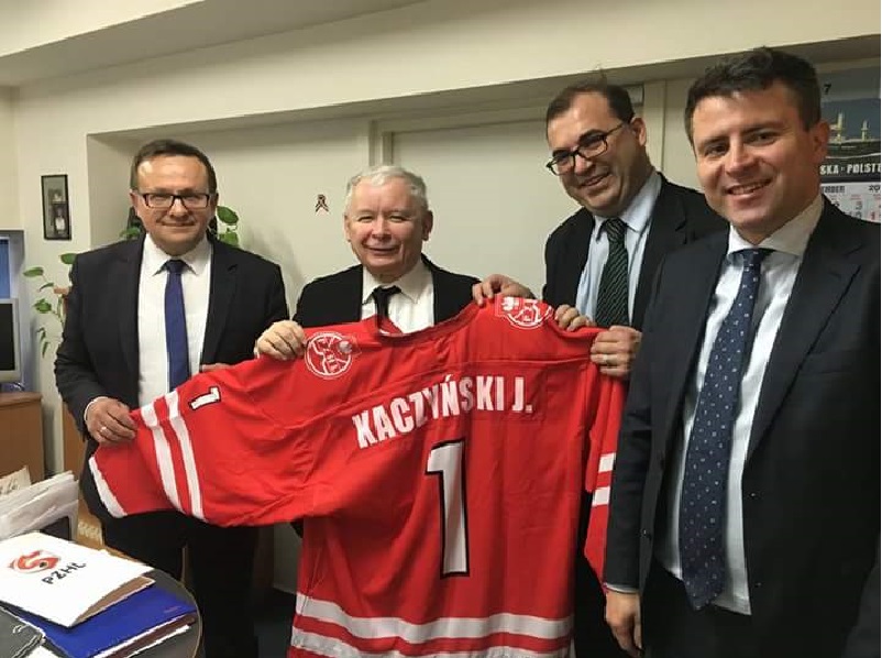 Prezes PiS na Turnieju EIHC