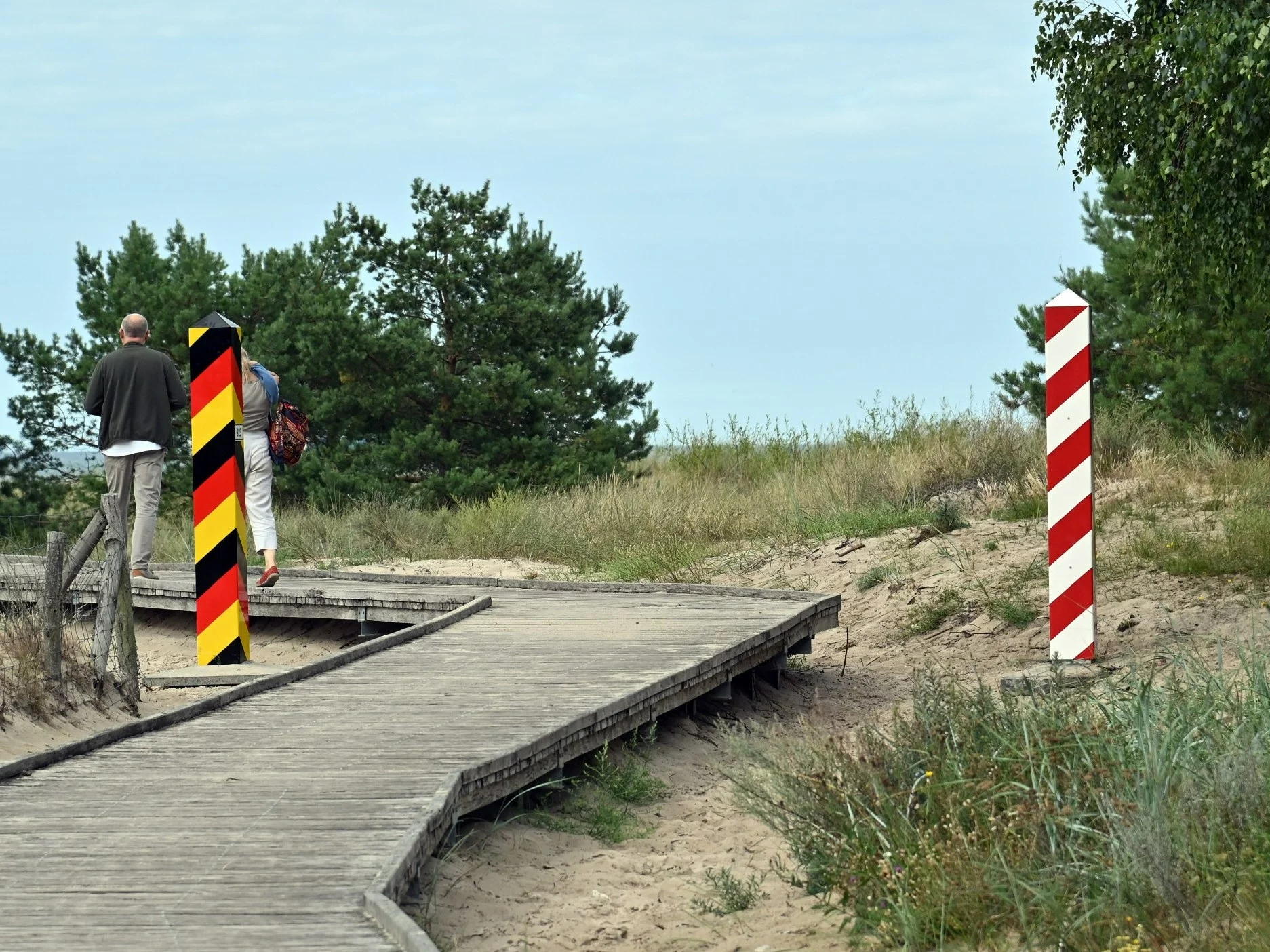 Promenada Europejska łącząca Świnoujście ze znajdującymi się po niemieckiej stronie Wyspy Uznam miastami Ahlbeck i Garz