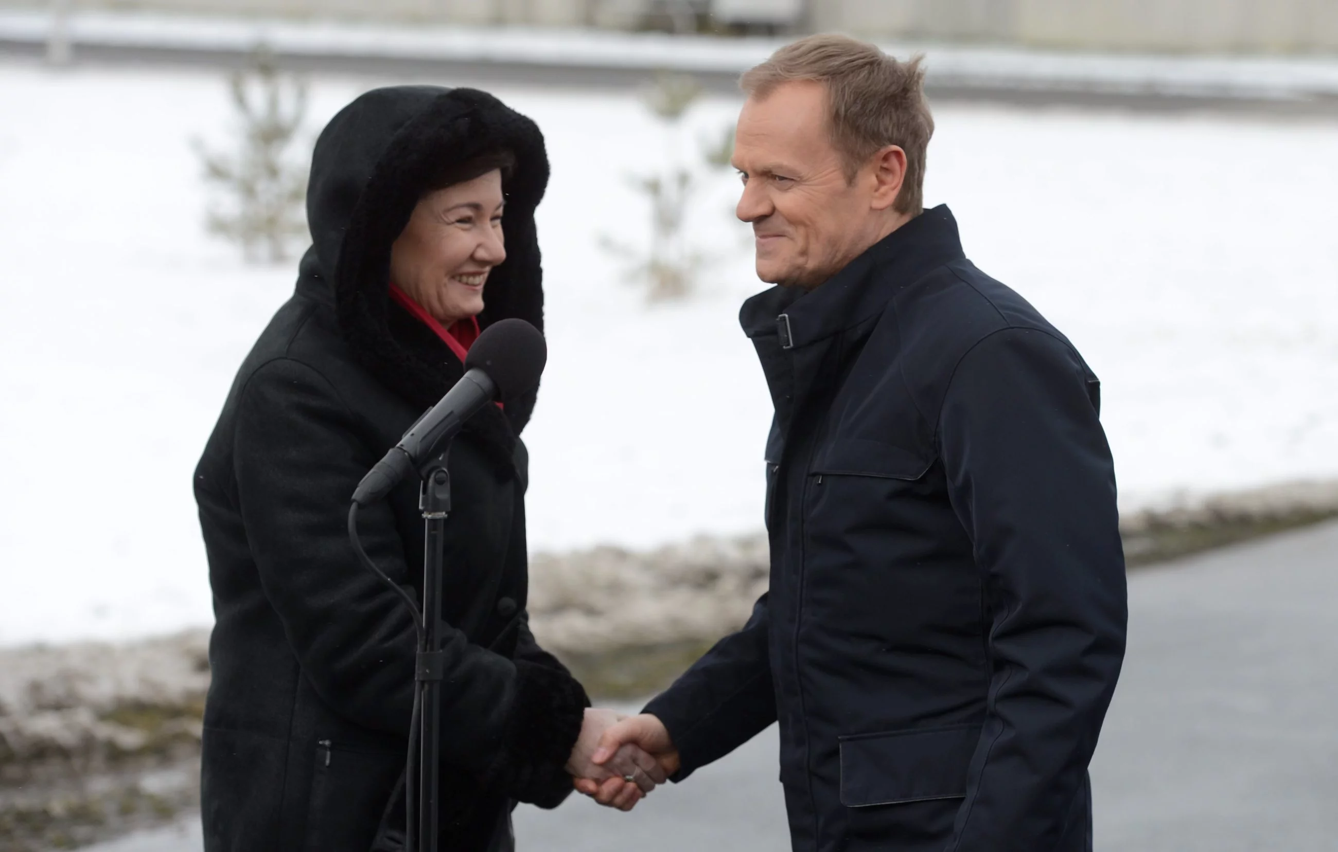 Hanna Gronkiewicz-Waltz i Donald Tusk