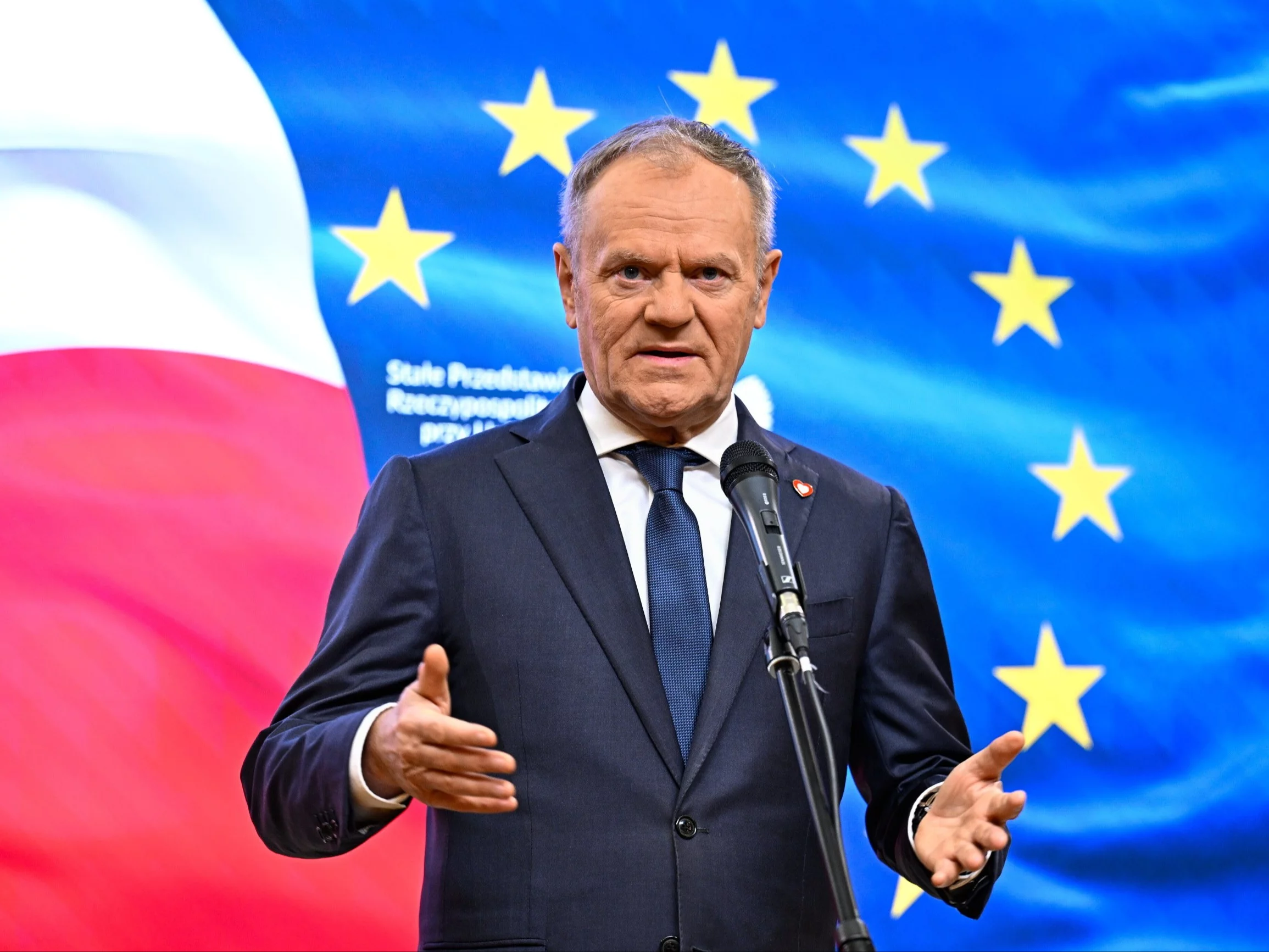 Premier RP Donald Tusk w Brukseli