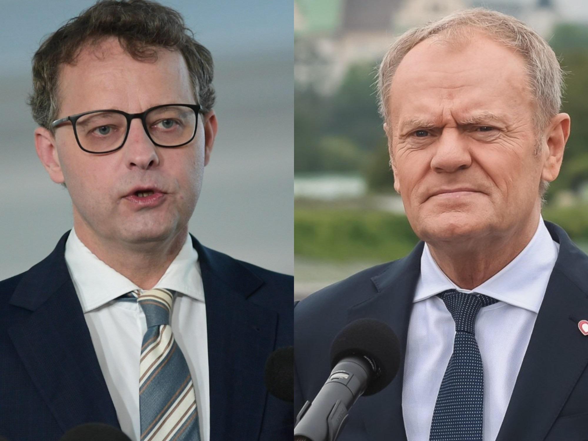 Marcin Romanowski i Donald Tusk