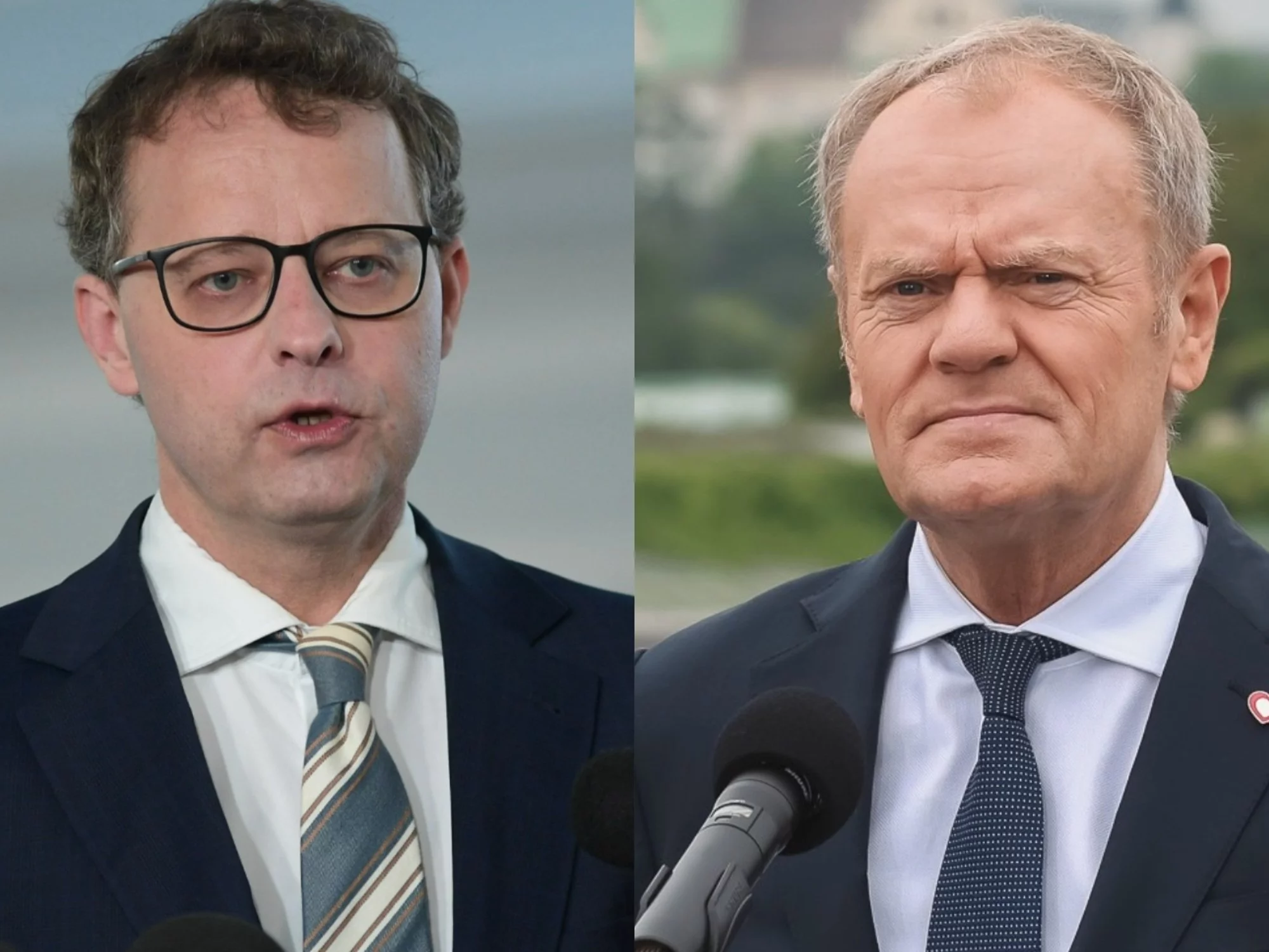 Marcin Romanowski i Donald Tusk