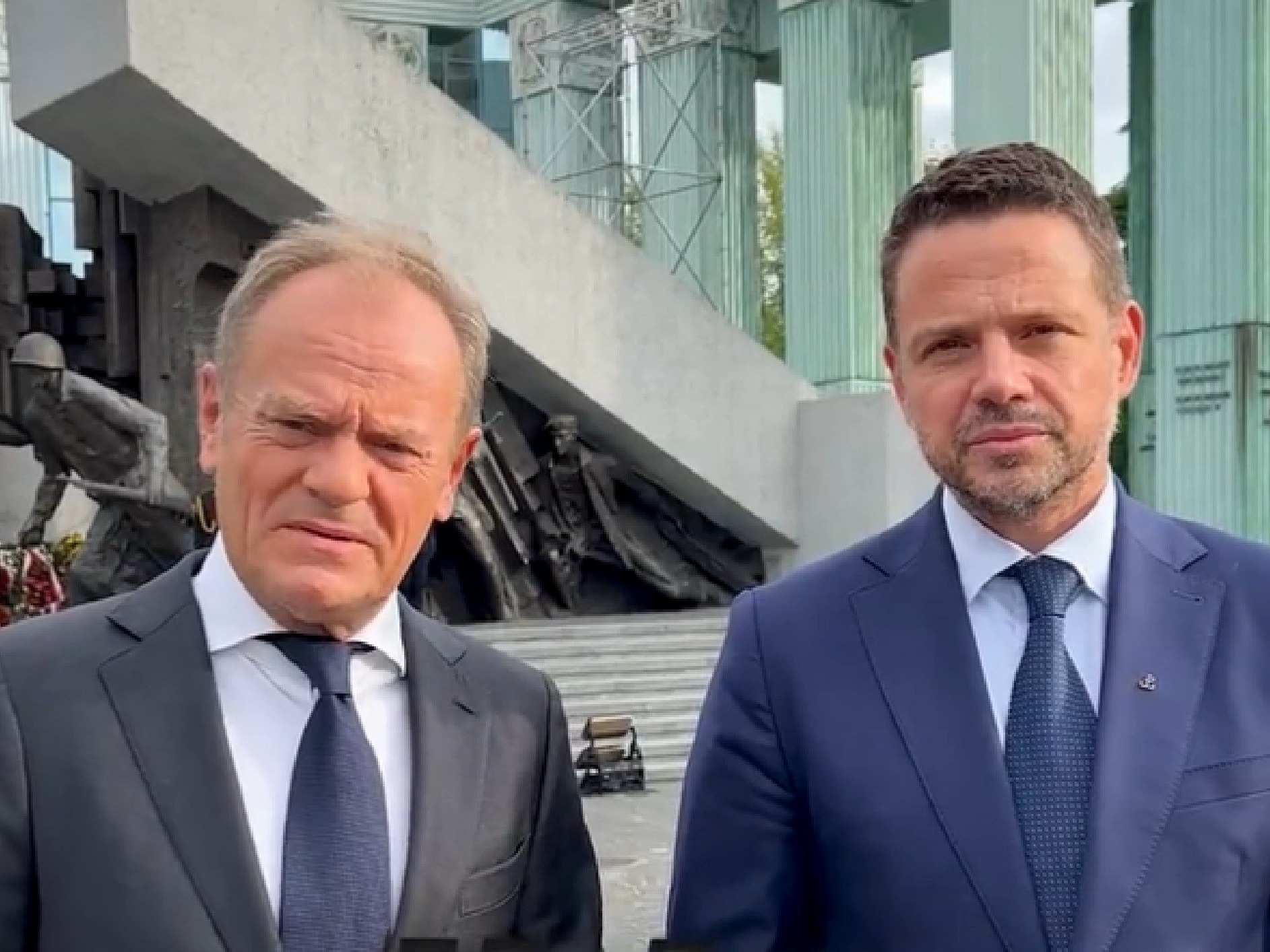 Donald Tusk i Rafa Trzaskowski